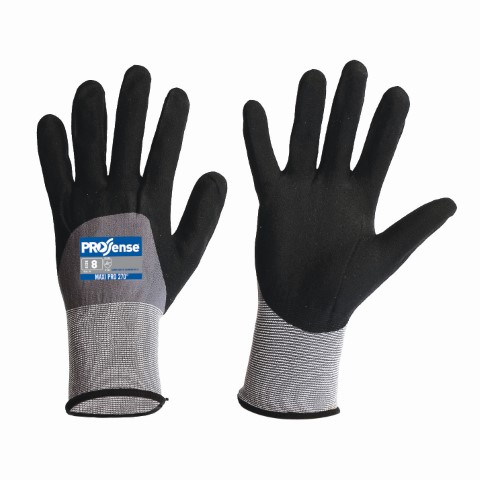 PRO MAXIPRO GLOVE NYLON HALF DIP NITRILE PU FOAM SIZE 10